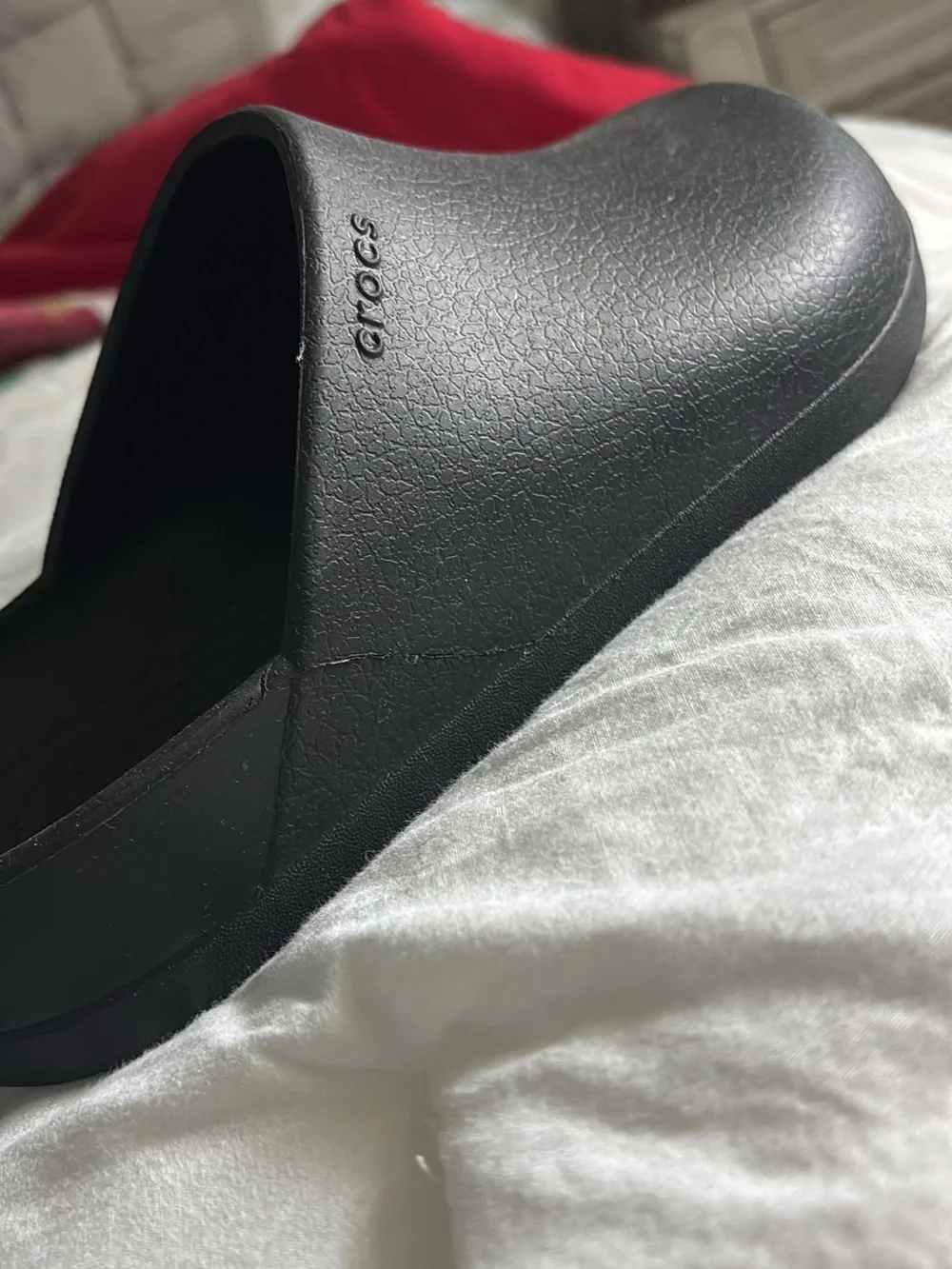 CROCS Black Slip-On Clogs